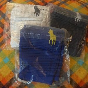 4 pair of new Polo by Ralph Lauren boys shorts size 6 and one polo